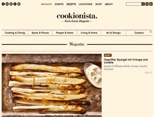 Tablet Screenshot of cookionista.com